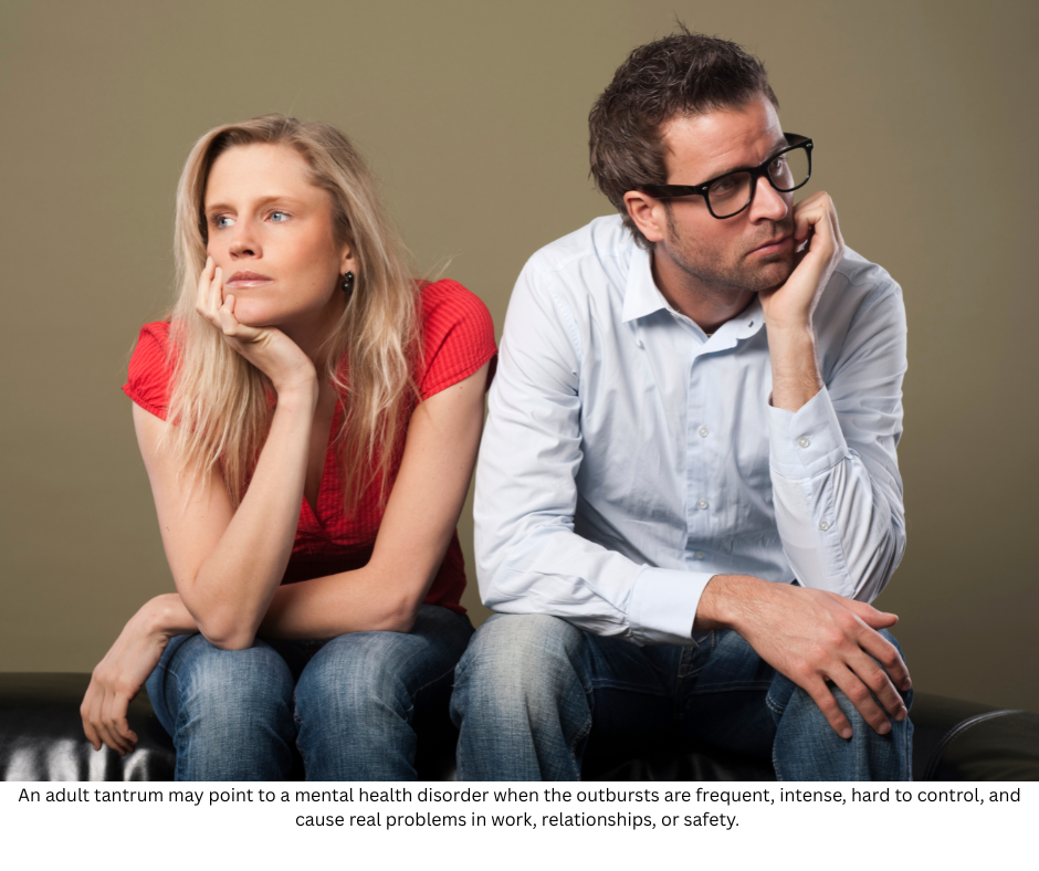 When adults throw tantrums